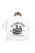 The Black Pearl Untouchable Crop Top For Women