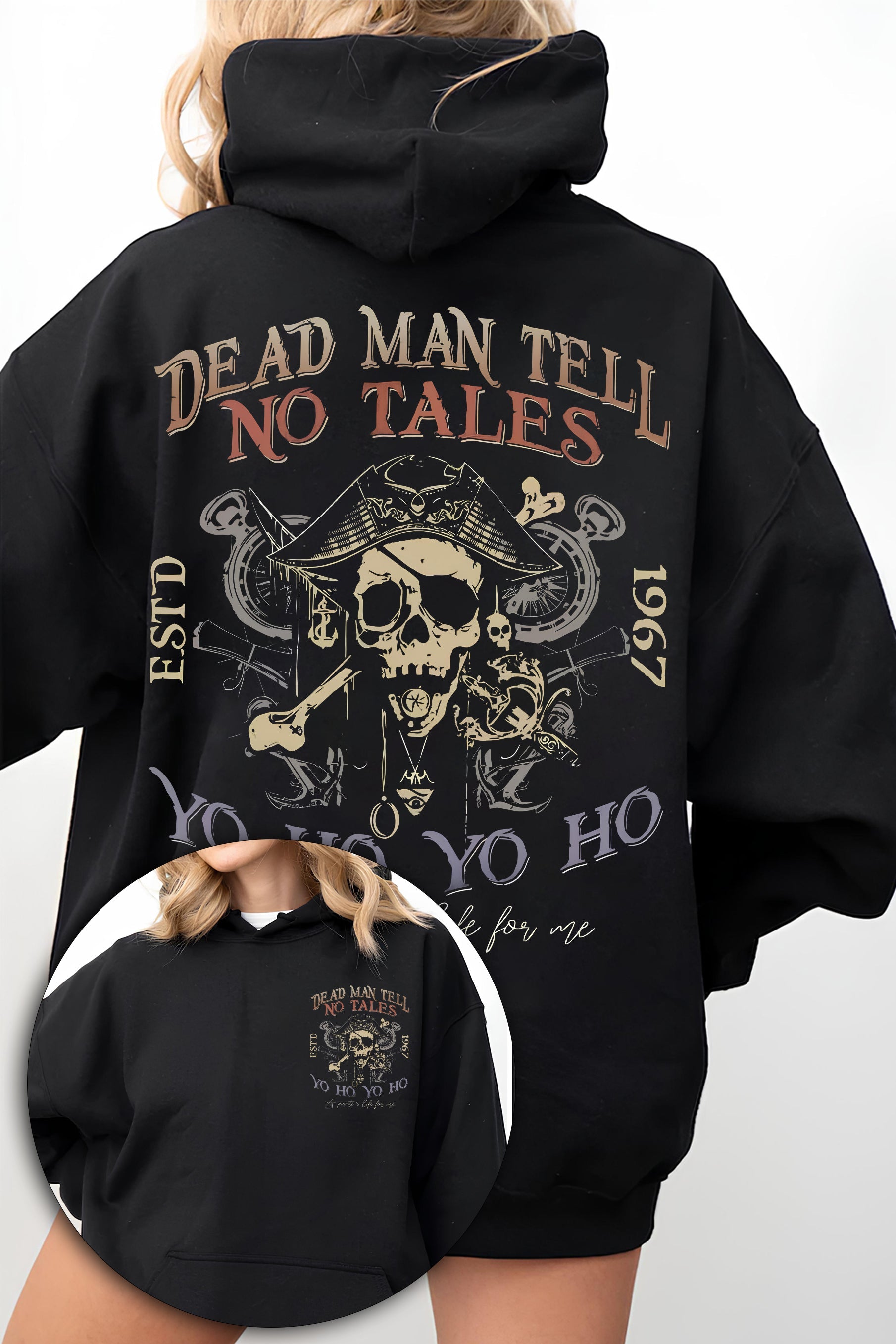 Dead Men Tell No Tales Pirates of the Caribbean Hoodie For Women