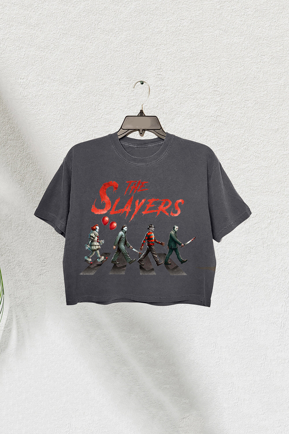 The Slayer Horror Movie Killer Crop Tee For Women